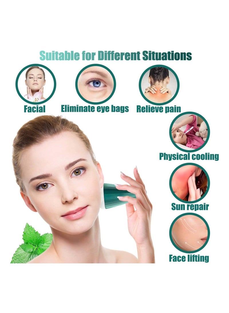 general 2-in-1 Ice Roller for Face and Eyes, Double Sided Metal Ice Roller Facial Massage Tool, Small Face Ice Roller Travel, Facial Ice Roller Skincare, Beauty - Image 4