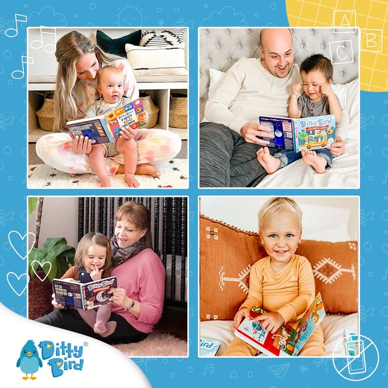 Ditty Bird Musical Toddler Books | Fun Sensory Songs of Australia | Sing Along Books for Toddlers 1-3 | Interactive Talking Book | Sturdy Baby Sound Books | Australian Nursery Rhyme Toys with Koala - Image 4