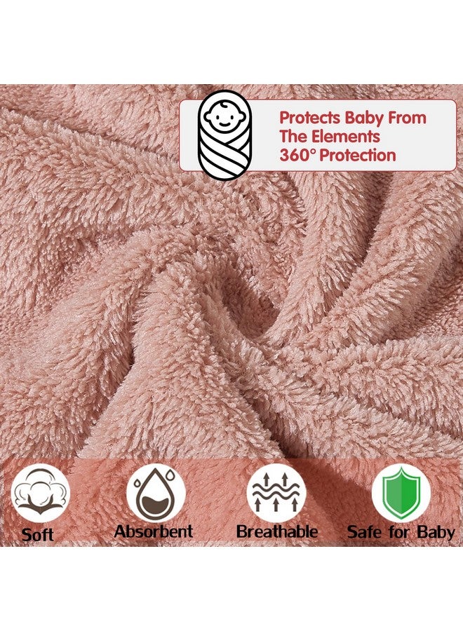 BEFACL 6Pack Hooded Baby Towels, Premium Ultra Soft Absorbent Coral Fleece Baby Bath Towel For Newborns, Toddlers, And Kids, 32X32 In Natural Baby Stuff Towel With Hood For Boy And Girl - Image 3