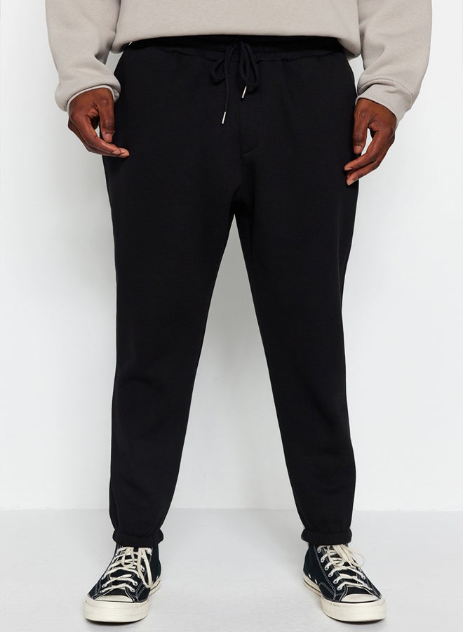 trendyol Plus Size Sweatpants - Black - Straight  - Image 1