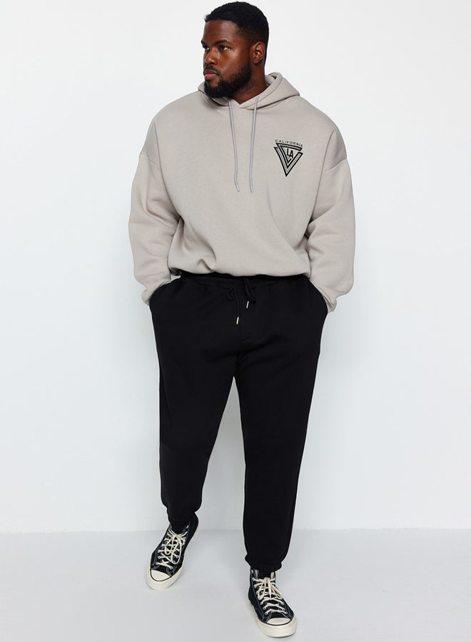 trendyol Plus Size Sweatpants - Black - Straight  - Image 2