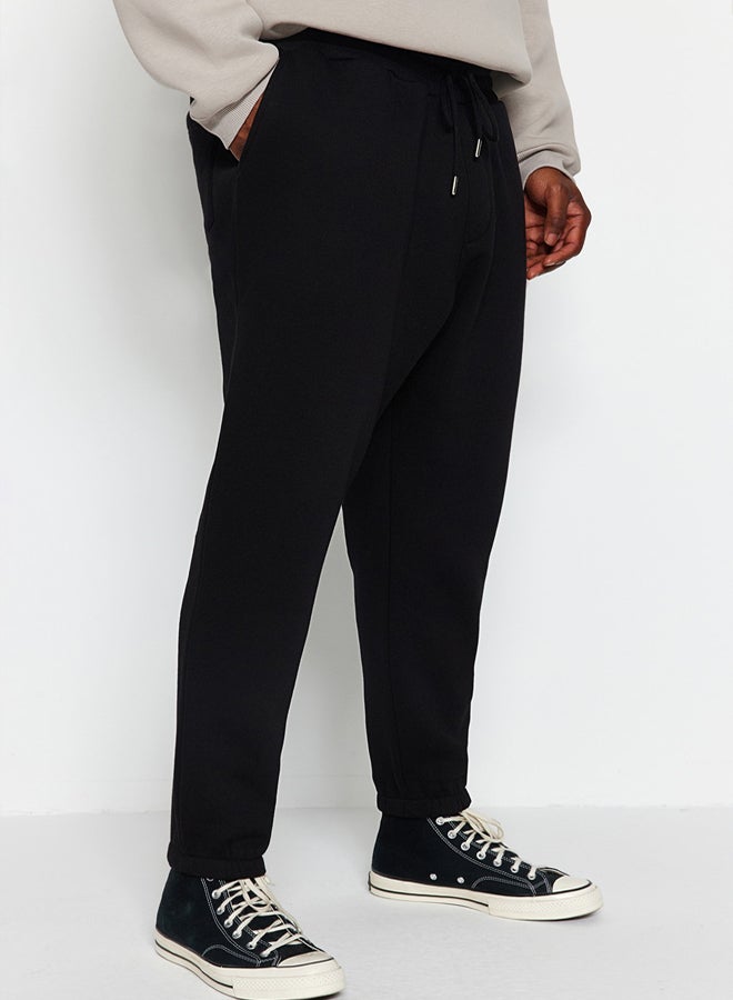 trendyol Plus Size Sweatpants - Black - Straight  - Image 5