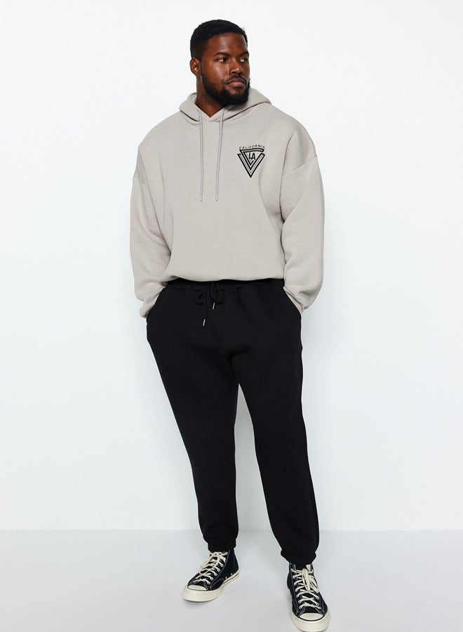 trendyol Plus Size Sweatpants - Black - Straight  - Image 4
