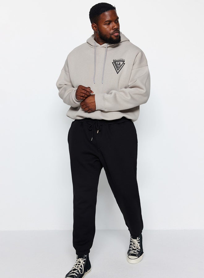 trendyol Plus Size Sweatpants - Black - Straight  - Image 3
