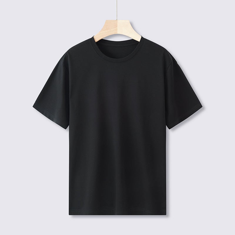Summer Light Book genuine goods Supi Horse Cotton T-shirt Men's Short-sleeved Slim-fit White Crewneck Youth All-match Half-sleeved Top - Image 1