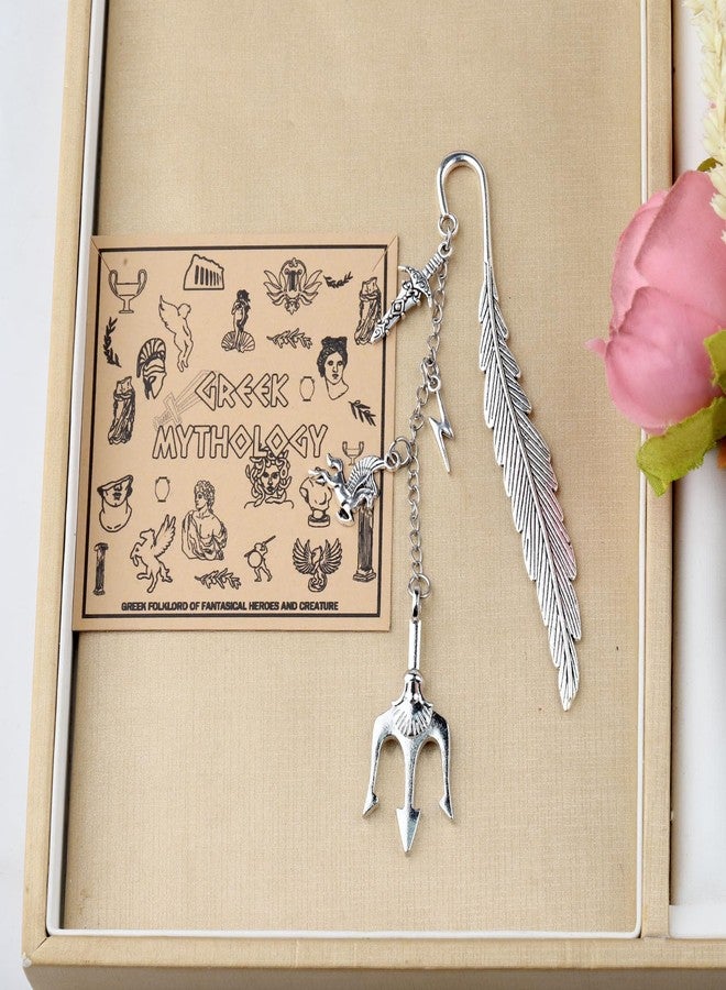MAOFAED Greek Mythology Bookmark for Book Lover, Heroes of The Olympus Gift, Bookish Merchandise(lightningBm) - Image 4