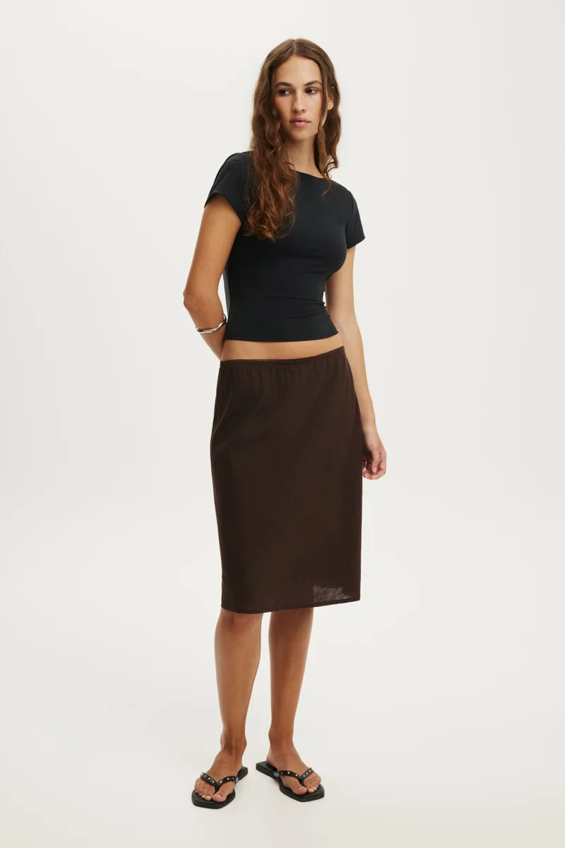 Cotton On  Hold Me Scoop Back Tee for Women | Best Price UAE