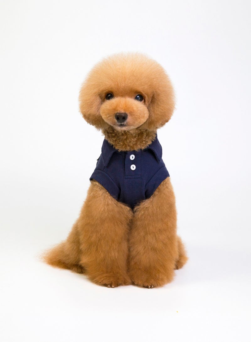 Loquat تي شيرت كاجوال للكلاب أزرق - Image 2