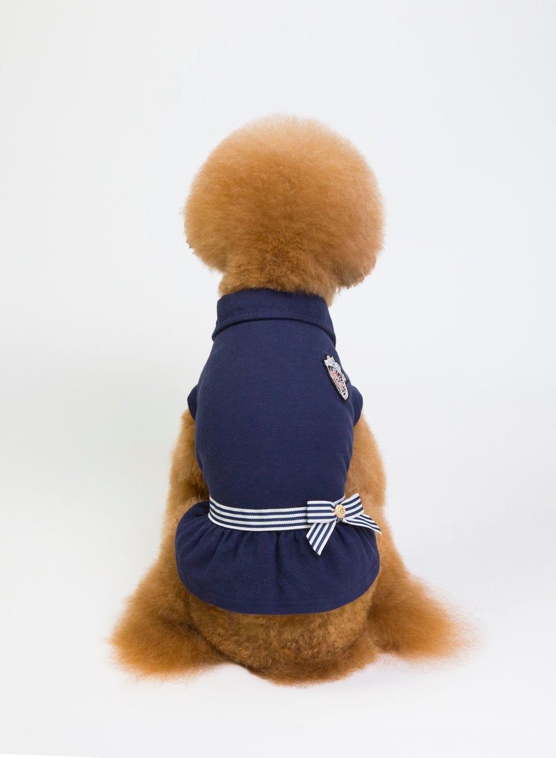 Loquat تي شيرت كاجوال للكلاب أزرق - Image 3