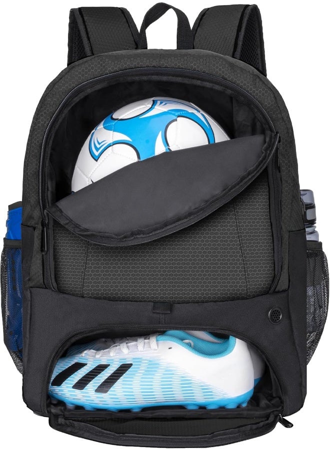 Rudmox Rudmox Soccer Ball Bag-Backpack for Basketball, Volleyball with Cleat Shoes and Ball Compartment for Sports Team, Training - Image 3