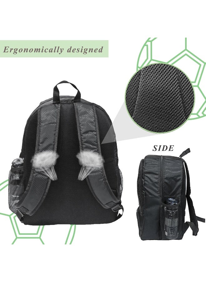 Rudmox Rudmox Soccer Ball Bag-Backpack for Basketball, Volleyball with Cleat Shoes and Ball Compartment for Sports Team, Training - Image 2