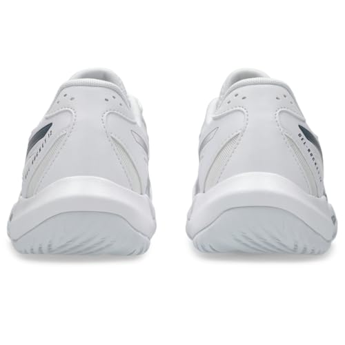 asics أحذية الكرة الطائرة النسائية من ASICS جيل-روكيت 12، 11، أبيض/فضي نقي - Image 5
