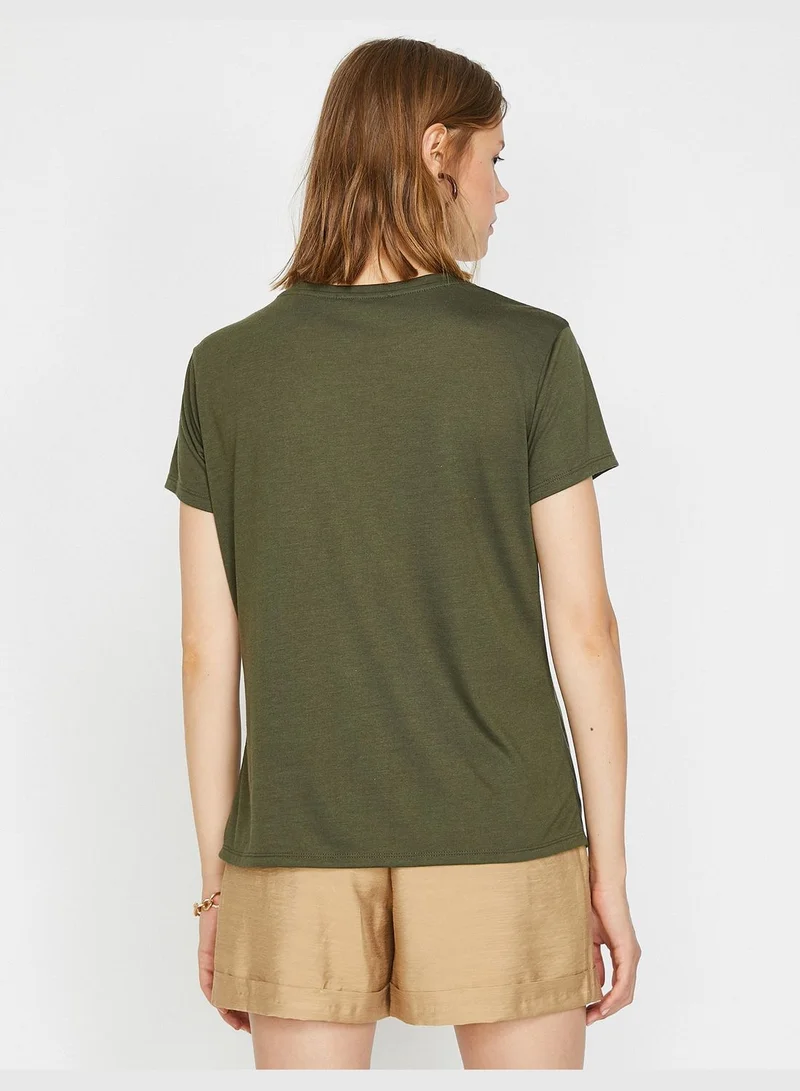 KOTON Letter Printed T-Shirt