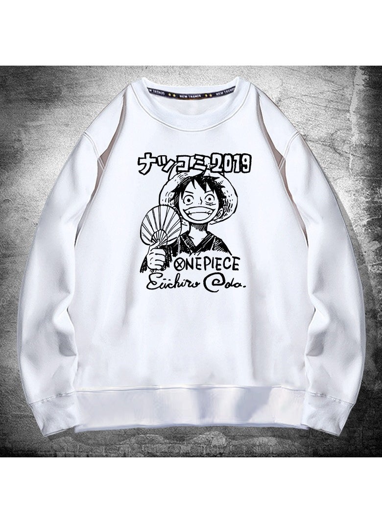 KUYING New One Piece Casual Loose Round Neck Hoodie  - Image 1