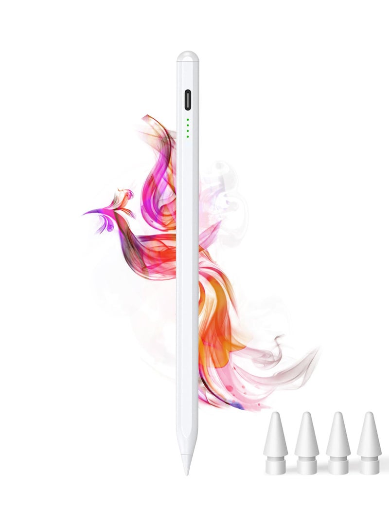 Stylus Pen for iPad with Palm Rejection, Active Pencil Cpatible with (2018-2023) Apple iPad Pro 11/12.9 inch, iPad 10th/9th/8th/7th/6th Gen, iPad Air 5th/4th/3rd Gen, iPad Mini 6th/5th Gen - Image 1
