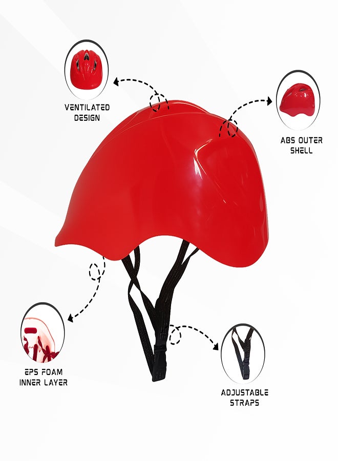 ENDLESS  EL1026 Multi-Utility Sports Helmet for Cycling, Skating, and Skateboarding – Features High-Density EPS (Thermocol) and Adjustable Strap for Best Fit – Free Size – Made from ABS and EPS - Image 3