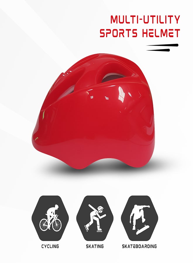 ENDLESS  EL1026 Multi-Utility Sports Helmet for Cycling, Skating, and Skateboarding – Features High-Density EPS (Thermocol) and Adjustable Strap for Best Fit – Free Size – Made from ABS and EPS - Image 2