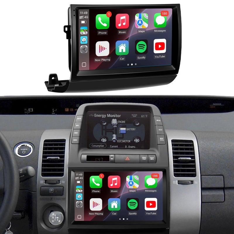 Leadfan Android 12 Car Radio for (JBL Version) Toyota Prius 2004 2005 2006 2007 2008 2009 Upgrade with Wireless Carplay/Android Auto, 9 Inch Screen GPS/Bluetooth/SWC/Backup Camera - Image 1