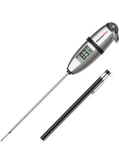 ThermoPro ThermoPro TP-02S Instant Read Meat Digital Cooking Food Long Probe Kitchen BBQ Smoker, Silver Grill Thermometer  - Image 1