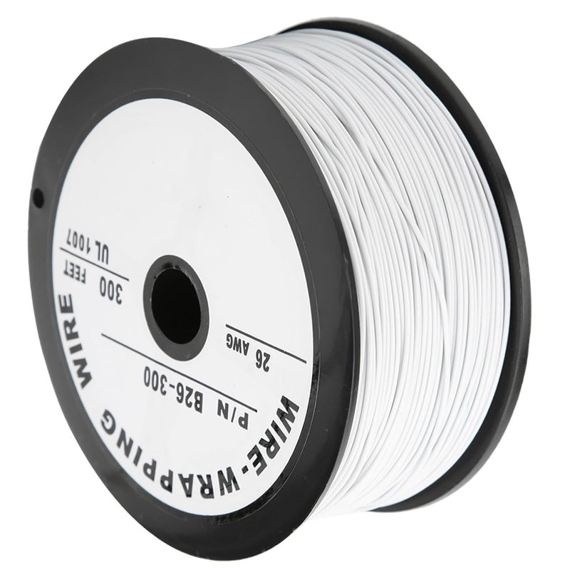 UL1007 Electrical Wire, 26AWG Tinned Copper Aviation Wiring Cable, 100 Meters Temperature Electronic Wire for Electronics and Electrical Equipment, with Fine - Image 3