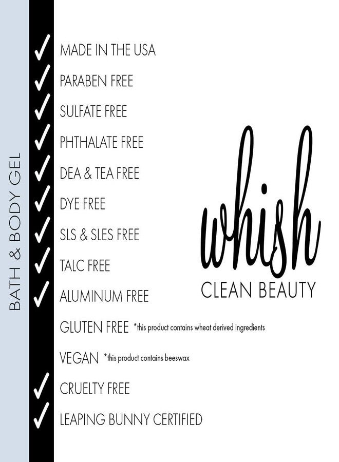 ويسك جل استحمام وجسم من ويش بيوتي - غسول مرطب للجسم للنساء - لطيف على البشرة الحساسة - جل استحمام غني بزبدة الشيا والصبار - خالٍ من الكبريتات والبارابين - برائحة عشبة الليمون - 13 أونصة سائلة - Image 3