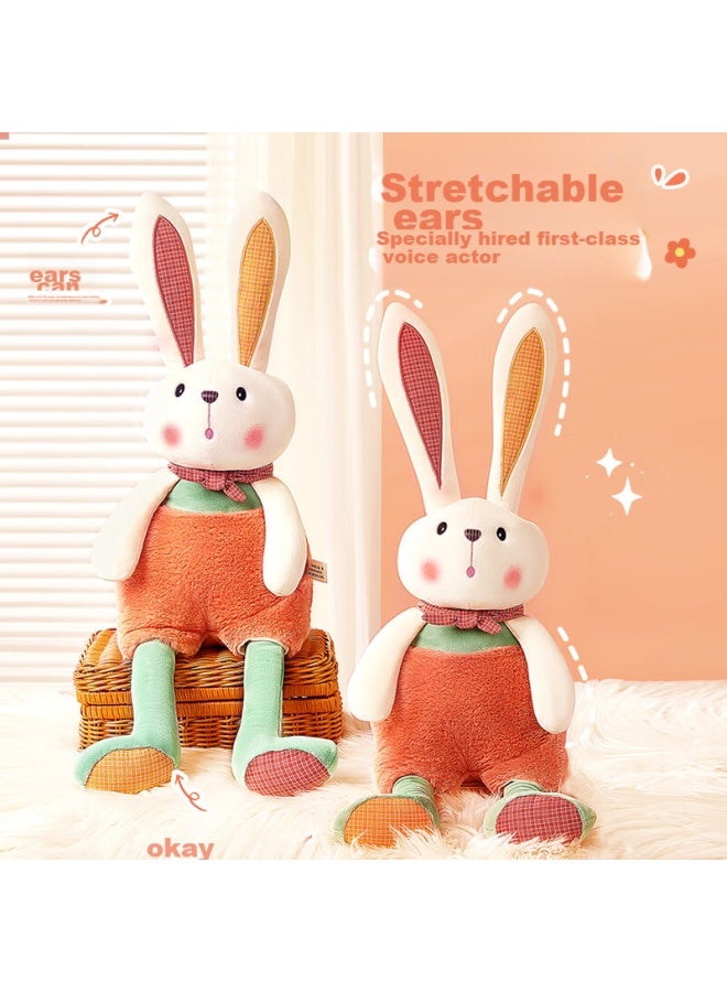 Ten Thousand Fires Wanhuo Rabbit Plush Toy, Girls' Birthday Gift, Little Girl Stuffed Animal, Comforting Doll, Children's Sleeping Companion Stuffed Animal - Image 2