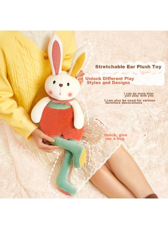 Ten Thousand Fires Wanhuo Rabbit Plush Toy, Girls' Birthday Gift, Little Girl Stuffed Animal, Comforting Doll, Children's Sleeping Companion Stuffed Animal - Image 4