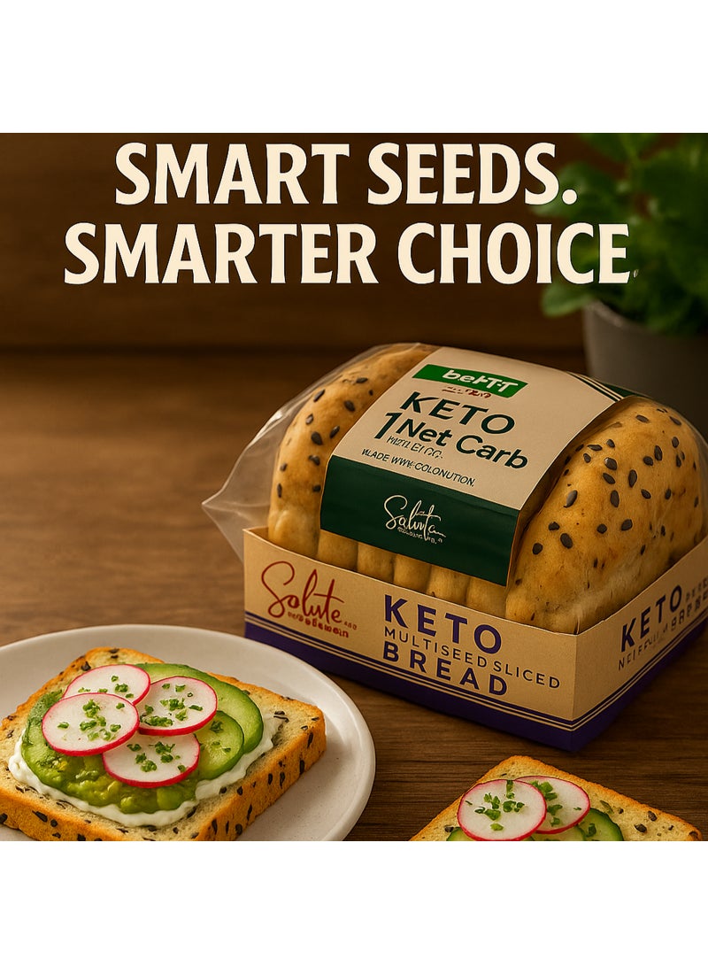 BeFit Keto Salute Low Carbs Multiseed Bread - Image 4