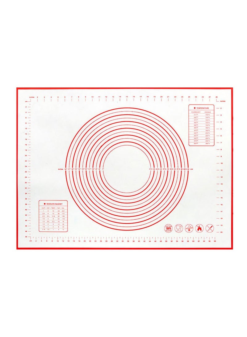 Silicone Kneading Pad Double Scale Non-stick Surface Dough Pad Kitchen Cooking(40X60cm - Image 1