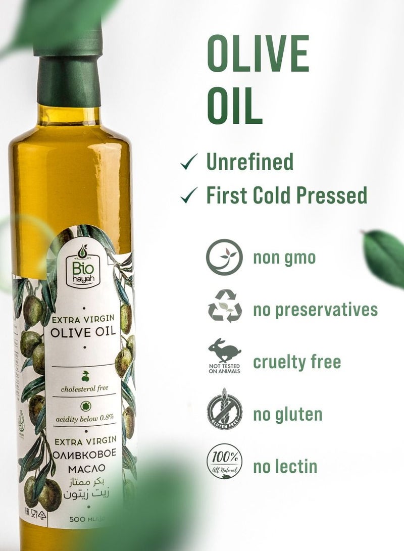 Biohayah Biohayah, Extra Virgin Olive Oil 500ml  - Image 2
