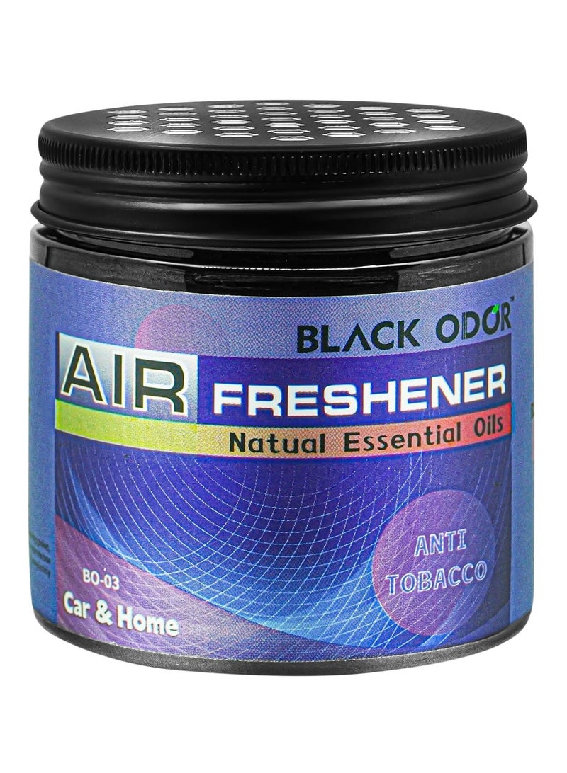 Black Odor Anti-Tobacco Air Freshener Gel for Car And Home Car Air Freshener BO-03  - Image 2