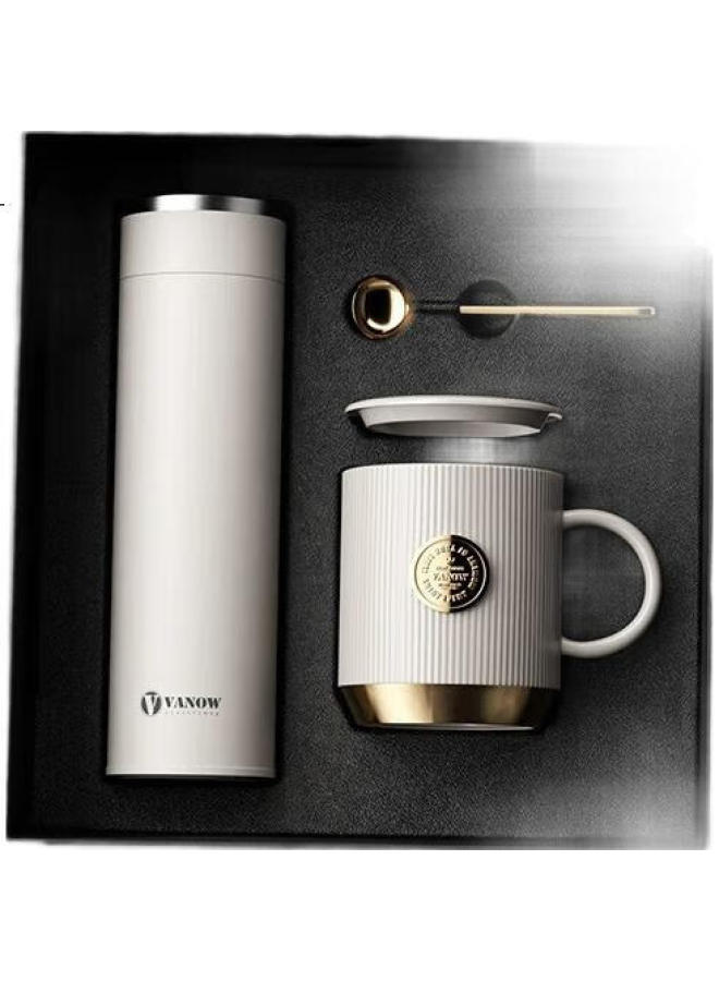 Vanow Insulated Mug Set, Ceramic Mug, Smart 316 Gift Box, Corporate Bulk Purchase, Customizable, Doctor'S Day Gift, Water Cup - Image 2