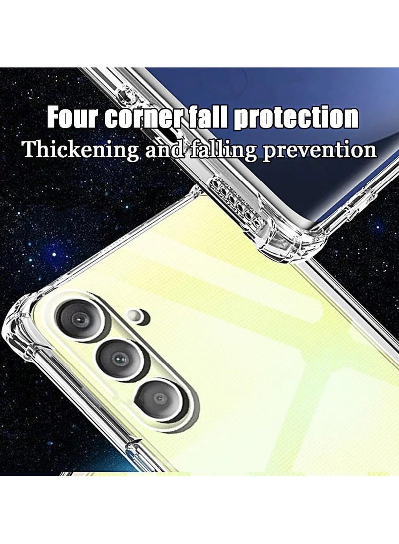For Samsung Galaxy A17 Case, Crystal Slim-fit Soft TPU with 4 [Shock-Absorption] Corners Case for Samsung Galaxy A17, Clear - Image 3