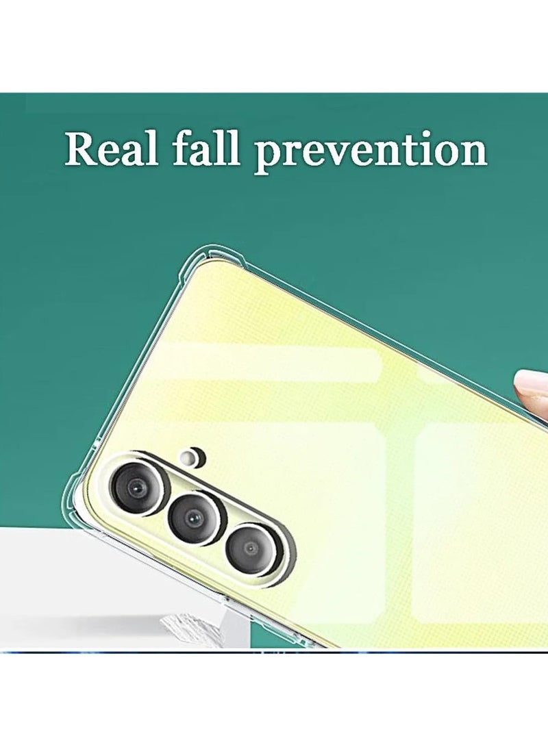For Samsung Galaxy A17 Case, Crystal Slim-fit Soft TPU with 4 [Shock-Absorption] Corners Case for Samsung Galaxy A17, Clear - Image 5
