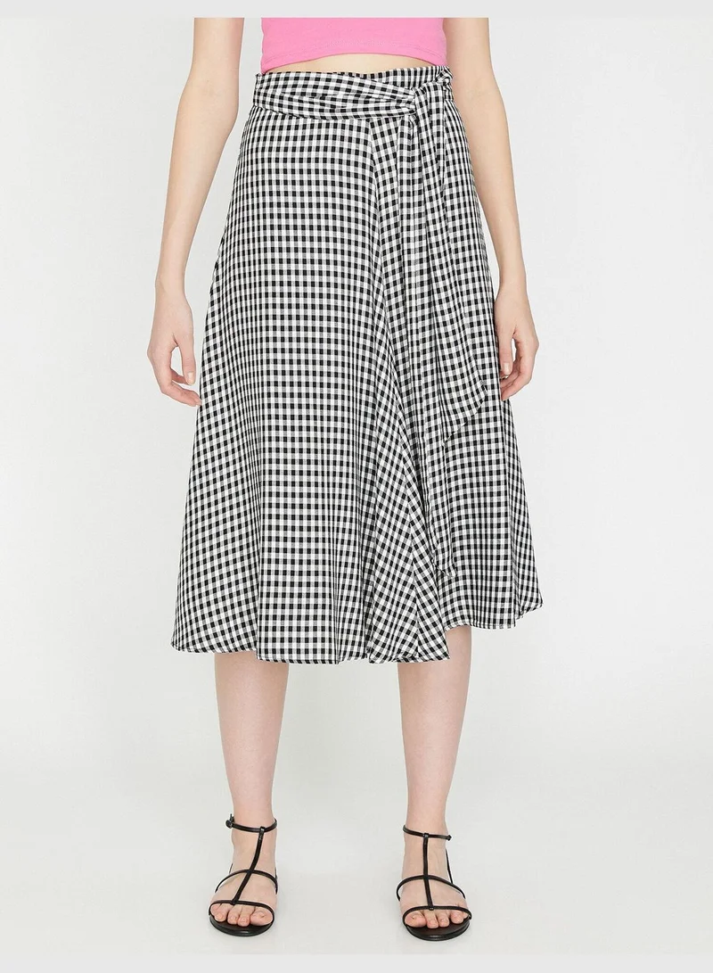 KOTON Check Skirt