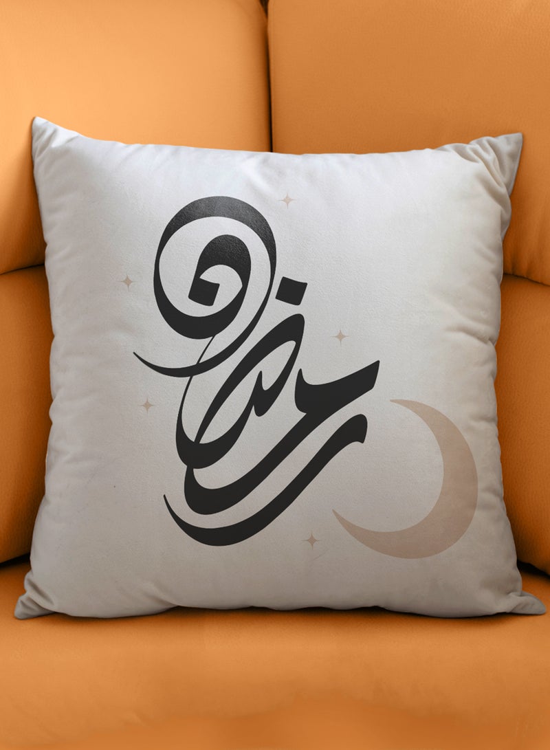 لوحة غطاء وسادة من البوليستر بتصميم هلال رمضان - Image 3