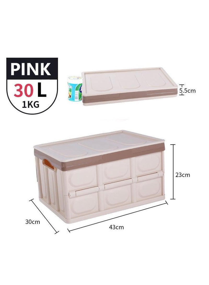 Foldable Car Trunk Storage Box, In-Car Storage Container, Multi-functional Foldable Car Trunk Organizer, Car Storage Bin, Collapsible Portable Storage Box  - Image 1