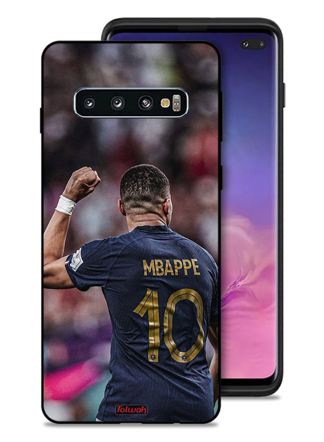 Tolwak Samsung Galaxy S10 Plus Protective Case Cover Mbappe 10 - Image 1