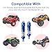 Hobbyfire All Metal Aluminum RC Shocks Absorber Damper Upgrades Parts for 110 Traxxas Slash 4X4 Rustler VXL 4X4 Stampede 4X4 Hoss 4X4 RC Truck Replace 5862 4PCS Navy Blue - Image 4