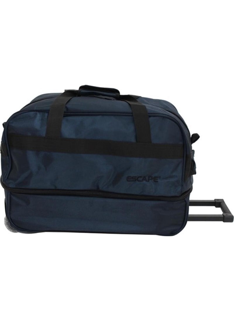 ESCAPE 203 Navy Blue Large Size Bellows Wheeled Travel Bag  - Image 3