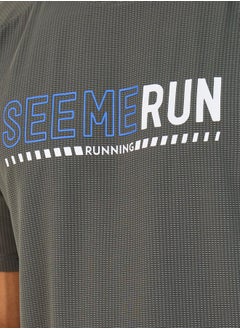 Styli Super Stretch Printed Training T-Shirt  - Image 3