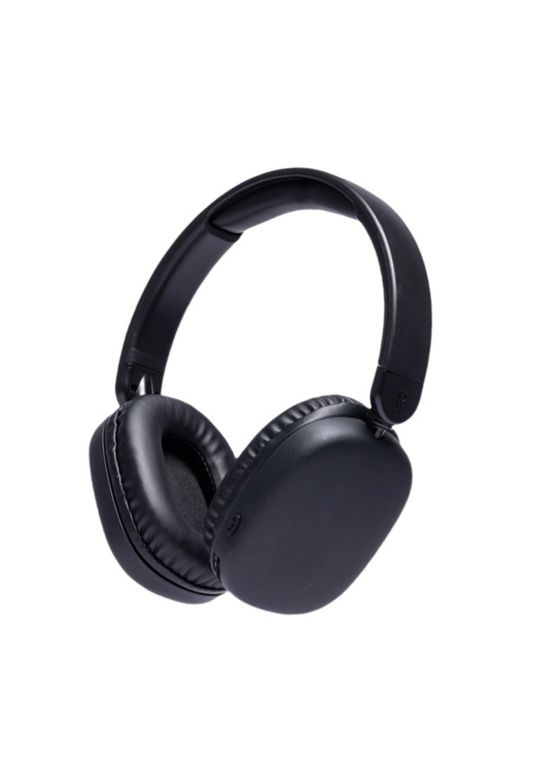 Wh280-Black Hybrid Active Noise Cancelling Headphones, Wireless Over-Ear Headphones, High-Resolution Audio, Heavy Bass, Multi-Function Plug-In Wireless High-Value Headphones, Customizable Via App  - Image 1