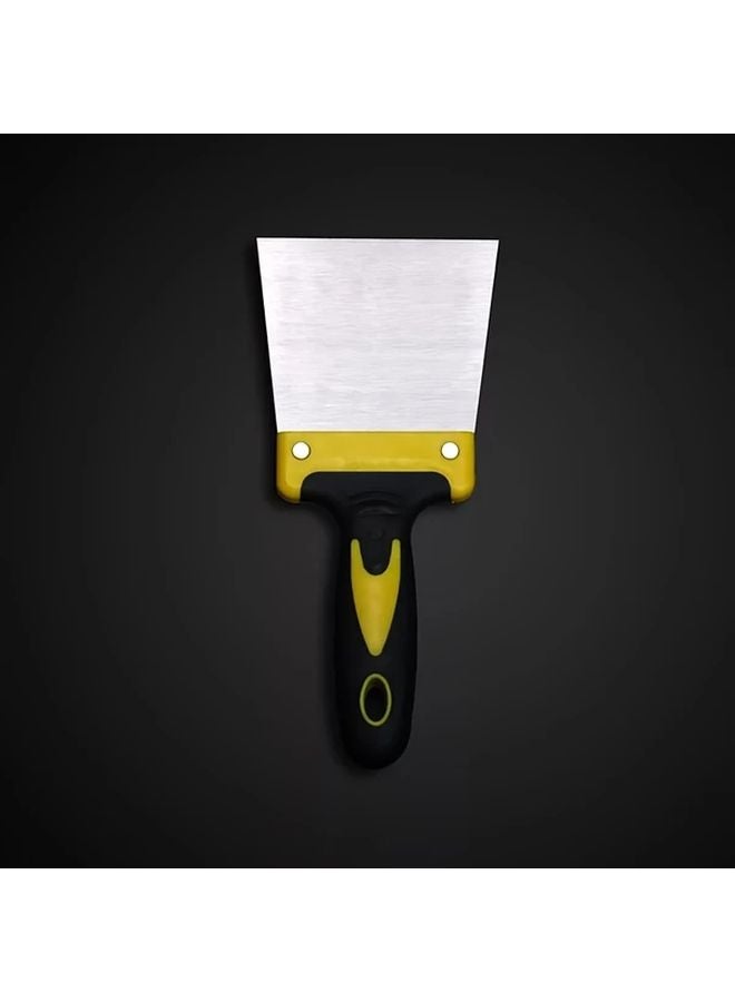 Small Metal Paint Scraper with Ergonomic Plastic Handle Ideal for Cleaning Walls Edges No Electricity Needed - Image 5