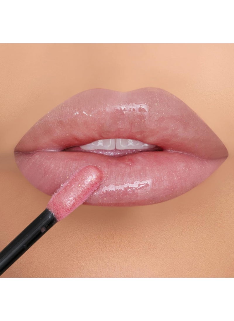 K7L - K7L Pink Glitter Lip Gloss - Twirl Girl - Image 1