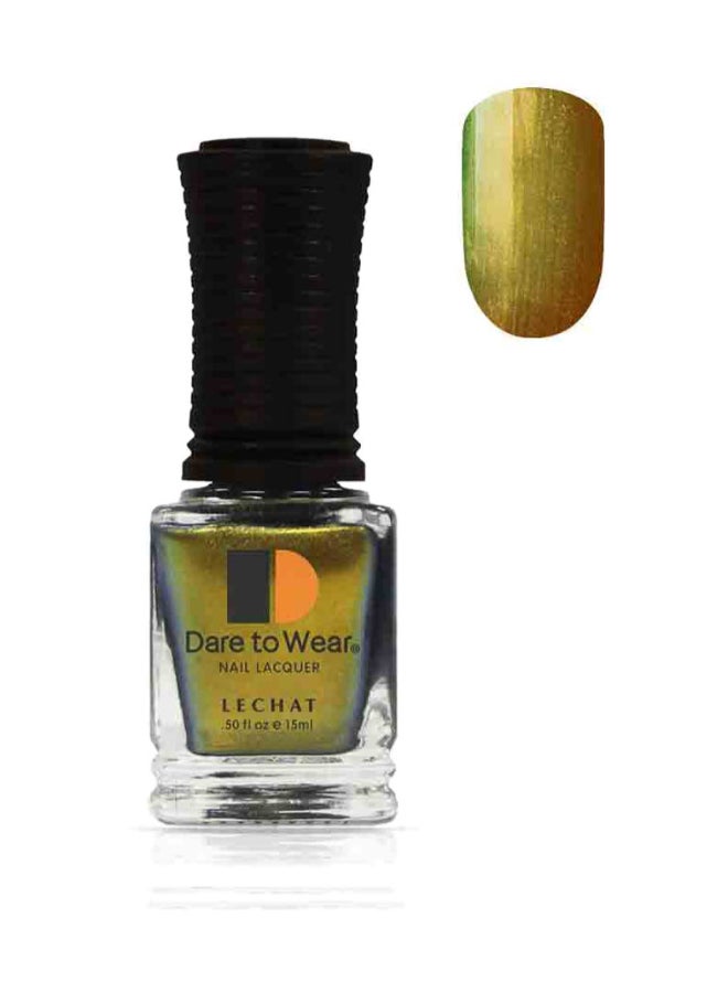 Lechat Nail Polish Color Gold To Blue To Brassy Metallic Finish By Lechat Metallux Infinity Mldw01