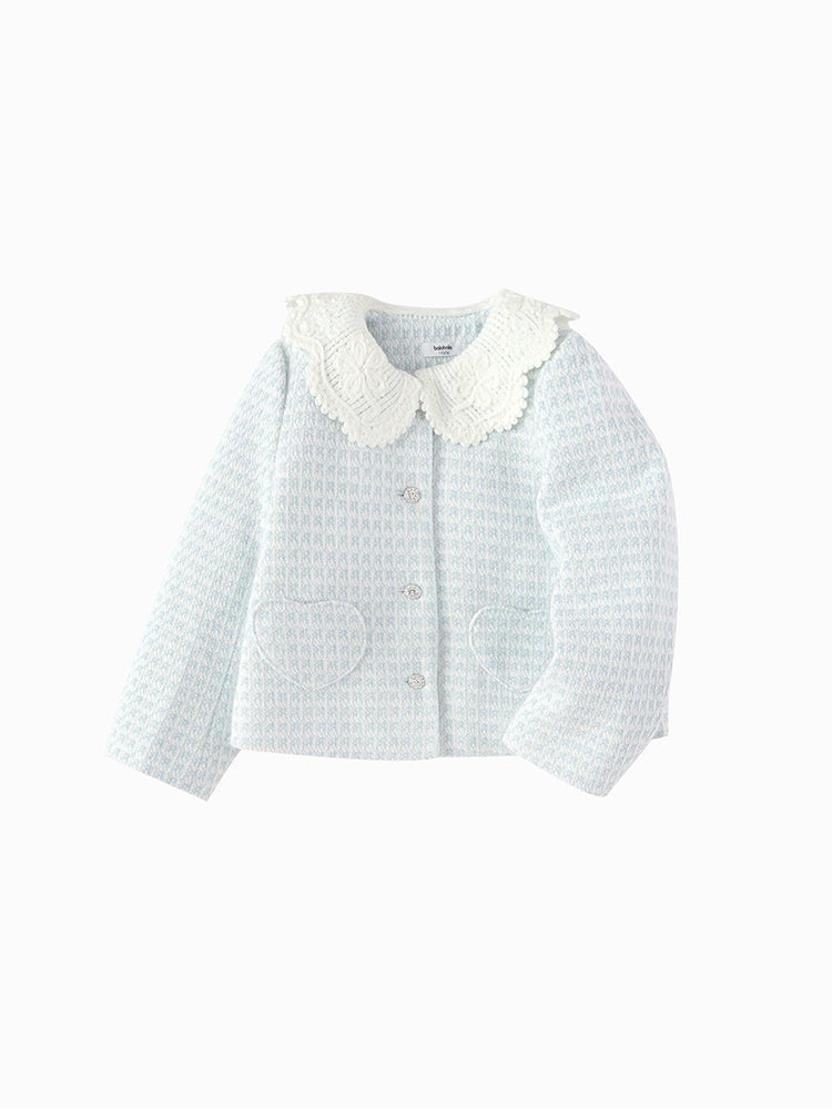 بالابالا جاكيت بنقشة تويد للبنات - Image 4