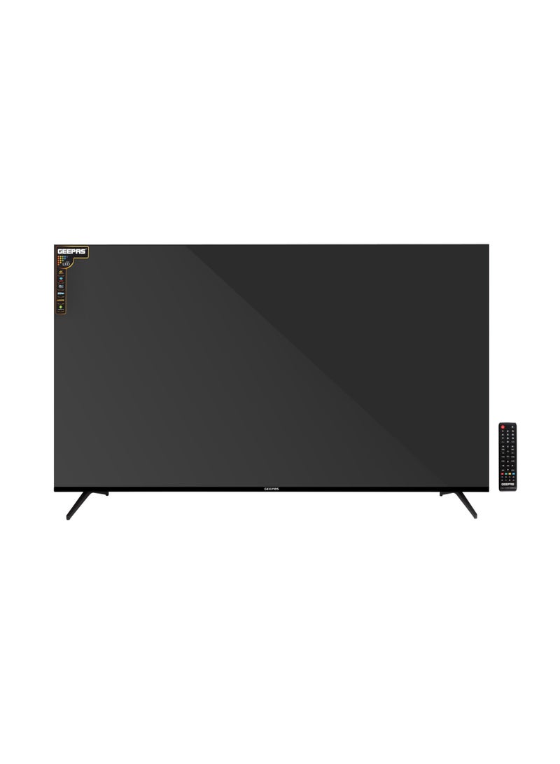 جيباس تلفزيون QLED فائق الوضوح 4K مقاس 90 بوصة مع جهاز تحكم عن بُعد | منفذا HDMI وUSB، صوت عالي الجودة، وضع AV | تصميم بدون إطار بنظام Android 14.0 | تطبيقات مثبتة مسبقًا GLED9017CQLED - Image 3