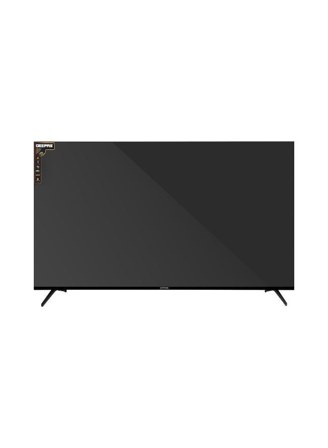 جيباس تلفزيون QLED فائق الوضوح 4K مقاس 90 بوصة مع جهاز تحكم عن بُعد | منفذا HDMI وUSB، صوت عالي الجودة، وضع AV | تصميم بدون إطار بنظام Android 14.0 | تطبيقات مثبتة مسبقًا GLED9017CQLED - Image 4