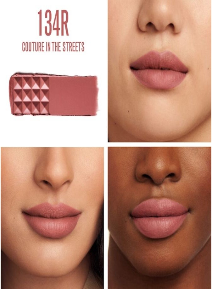 VALENTINO Spike Valentino Buttery Matte Lipstick 28.3g, 134R | Long-Wear Hydrating Matte Lip Color - Image 2