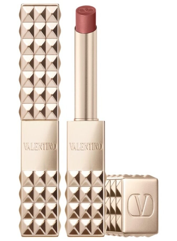 VALENTINO Spike Valentino Buttery Matte Lipstick 28.3g, 134R | Long-Wear Hydrating Matte Lip Color - Image 1